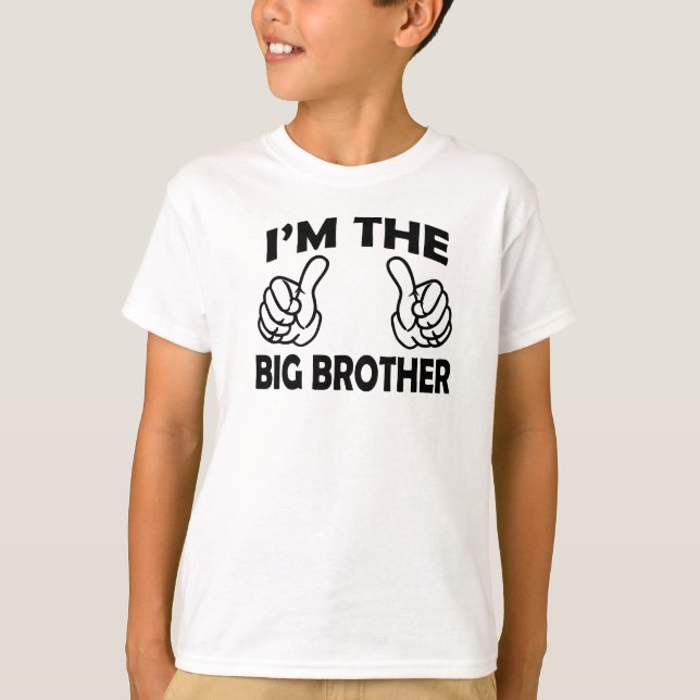 Ich bin der große Bruder T-Shirt (Vorderseite)