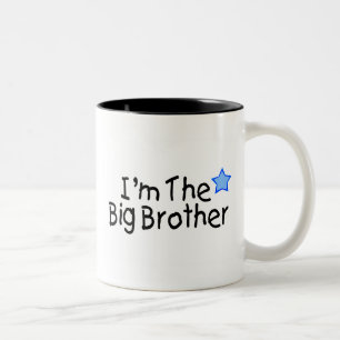 Ich bin der große Bruder Zweifarbige Tasse