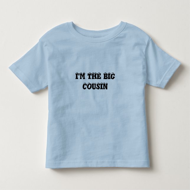 Ich bin DER GROSSE COUSIN - KinderShirt Kleinkind T-shirt (Vorderseite)