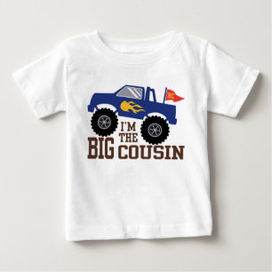 Ich bin der große Cousin-Monster-LKW Baby T-shirt