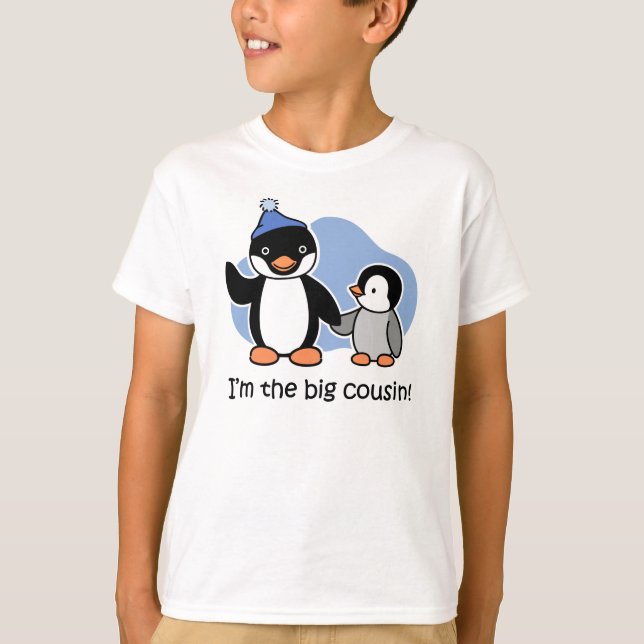 Ich bin der große Cousin - Penguin-T - Shirts (Vorderseite)