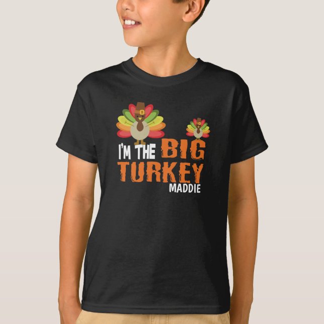 Ich bin der große Erntedank der Türkei, der große  T-Shirt (Vorderseite)