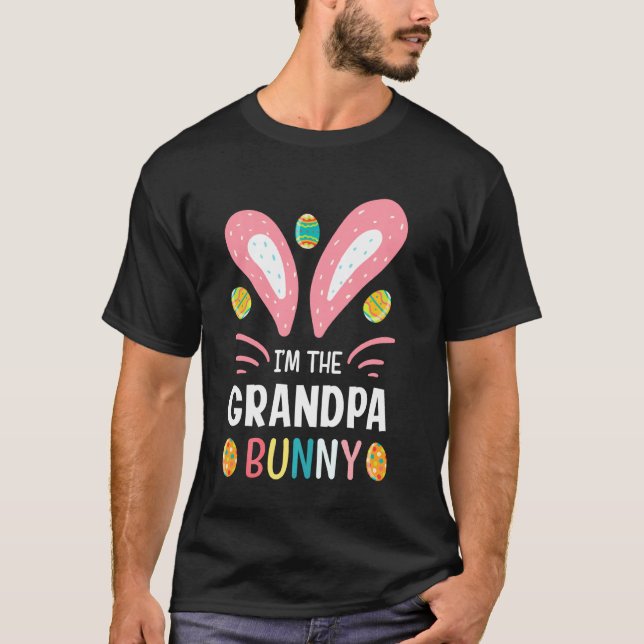 Ich bin der Großvater Bunny Funny Funny Opa Ostero T-Shirt (Vorderseite)