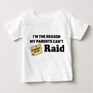 Ich bin der Grund, den meine Eltern nicht Baby T-shirt