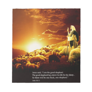 "Ich bin der gute Hirte… Notizblock