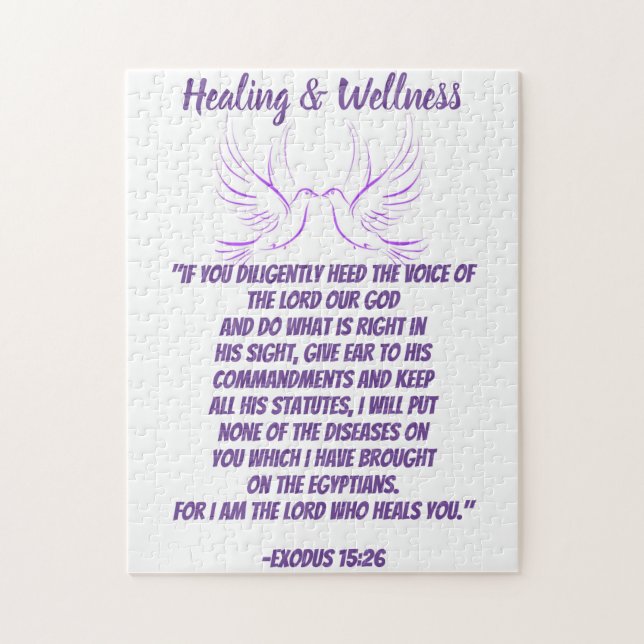 Ich bin der Herr, der dich heilt Puzzle (Vertikal)