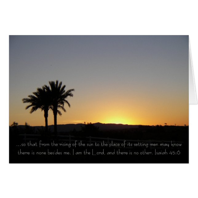 Ich bin der Herr Sonnenuntergang (Vorderseite (Horizontal))