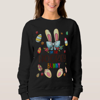 Ich bin der Hockey Bunny Ostertag Matching Family  Sweatshirt