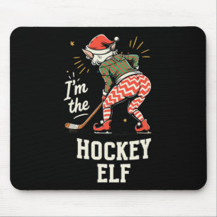 Ich bin der Hockey-Elf lustige passende Familien-W Mousepad
