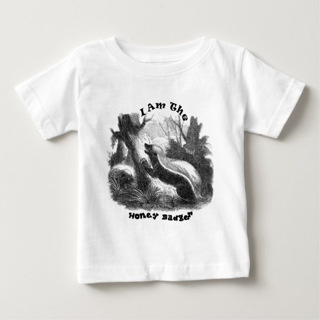 Ich bin der Honig-Dachs Baby T-shirt (Vorderseite)