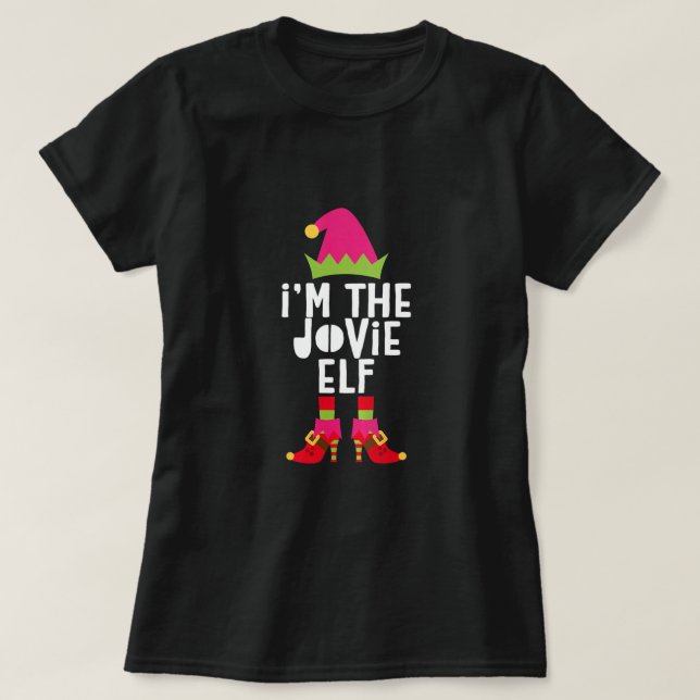 Ich bin der Jovie-Elf-T - Shirt, der Weihnachts-Co T-Shirt (Design vorne)