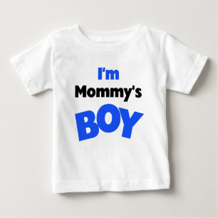 Ich bin der Junge der Mama Baby T-shirt