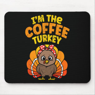 Ich bin der Kaffee Türkei Erntedank Familienherbst Mousepad