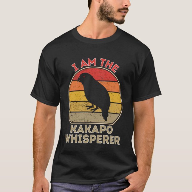 Ich bin der Kakapo Whisperer T-Shirt (Vorderseite)