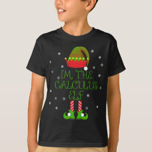 Ich bin der Kalkulus Elf Funny Lehrer Xmas T-Shirt