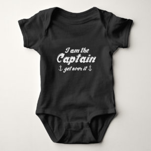Ich bin der Kapitän, der darüber hinwegkommt Baby Strampler