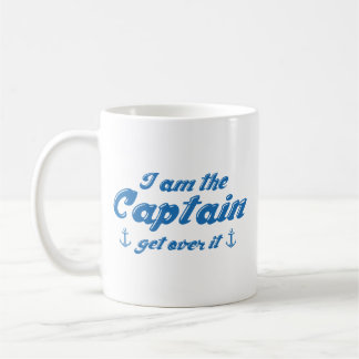 Ich bin der Kapitän, der die Kaffee-Tasse überwind Kaffeetasse