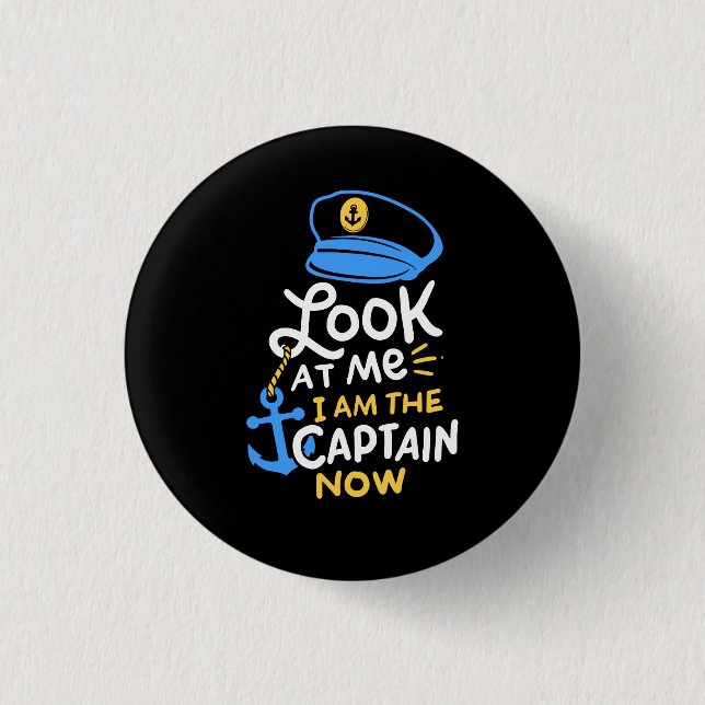 Ich bin der Kapitän, der jetzt Captain Gift bootet Button (Vorderseite)