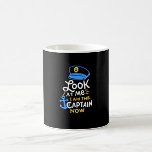 Ich bin der Kapitän, der jetzt Captain Gift bootet Kaffeetasse
