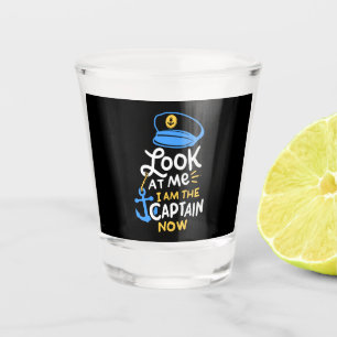 Ich bin der Kapitän, der jetzt Captain Gift bootet Schnapsglas