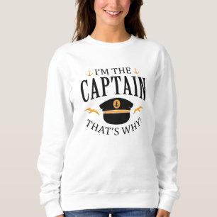 Ich bin der Kapitän Sweatshirt