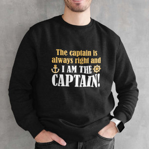 Ich bin der Kapitän Sweatshirt