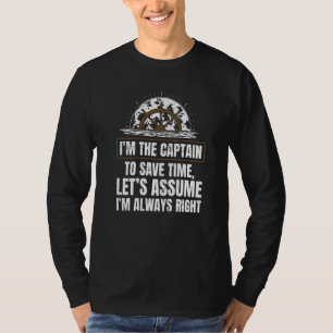 Ich bin der Kapitän, um Zeit zu sparen, nehmen wir T-Shirt