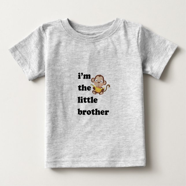 Ich bin der kleine Bruder Baby T-shirt (Vorderseite)
