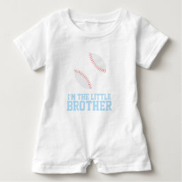 "Ich bin der kleine Bruder" Baseball Jersey Nummer Baby T-shirt