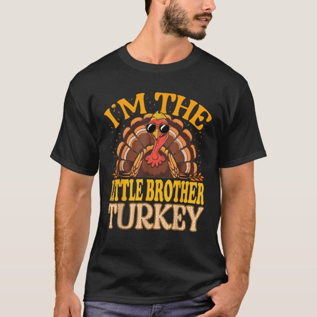 Ich bin der kleine Bruder Türkei Thanksgivin T-Shirt (Vorderseite)
