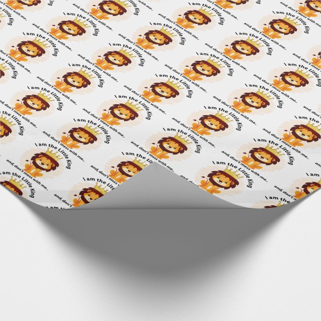 Ich bin der kleine König Geschenkpapier (Ecke)