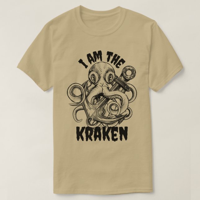 Ich bin der kraken 3 T-Shirt (Design vorne)