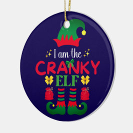 Ich bin der kranke Elf Keramik Ornament