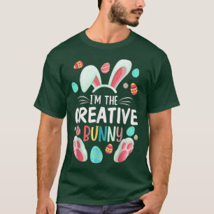 Ich bin der kreative Bunny Matching Family Osterte T-Shirt