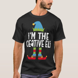 Ich bin der kreative Elf, der Weihnachtskostüm pas T-Shirt