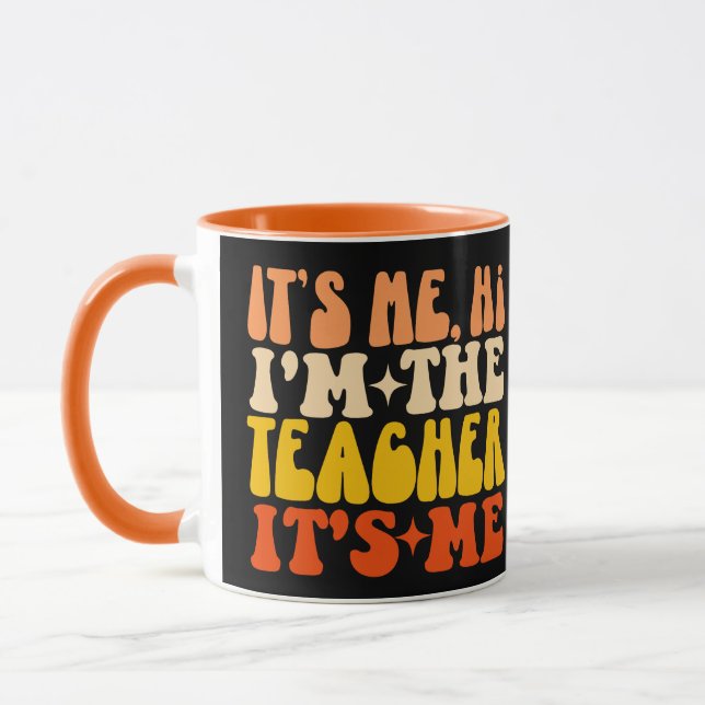 Ich bin der Lehrer, ich bin wieder in der Schule Tasse (Links)