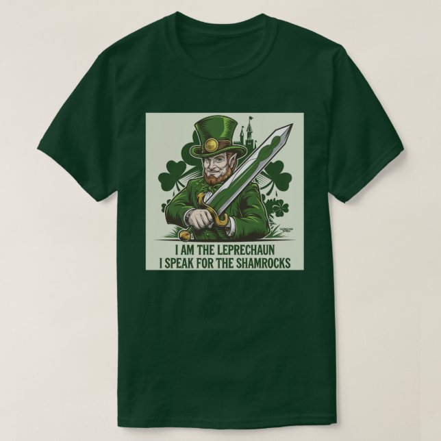 Ich bin der Leprechaun T-Shirt (Design vorne)