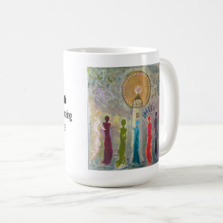ICH BIN der Leuchtturm Becher mit Originalkunst Kaffeetasse
