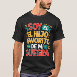 Ich bin der Lieblingssohn lustiger Spruch bunt T-Shirt