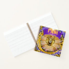 Ich bin der Löwe von Judah Spiral Notebook Notizbuch