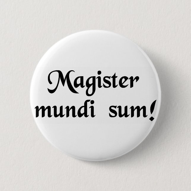 Ich bin der Meister des Universums! Button (Vorderseite)