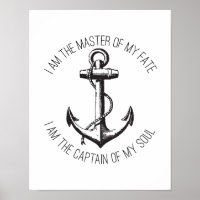 Ich bin der Meister meines Schicksals-Poster