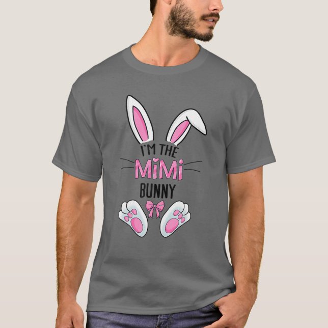 Ich bin der Mimi-Bunny-Osterfest Osternmütterchen  T-Shirt (Vorderseite)