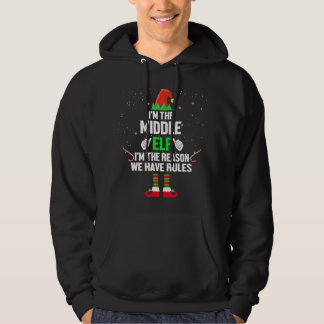Ich bin der Mittelelf, der Weihnachten passt Hoodie
