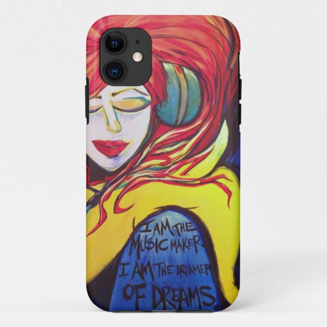 Ich bin der Musik-Hersteller Case-Mate iPhone Hülle (Rückseite)