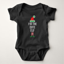 Ich bin der Niedliche Elf Baby Bodysuit