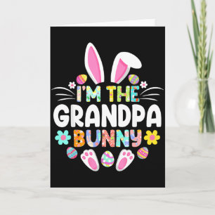 Ich bin der Opa Bunny Lustiger Ostertag Familien-M Karte