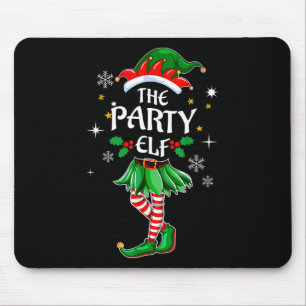 Ich bin der Party Elf Süße Familie Weihnachten pas Mousepad