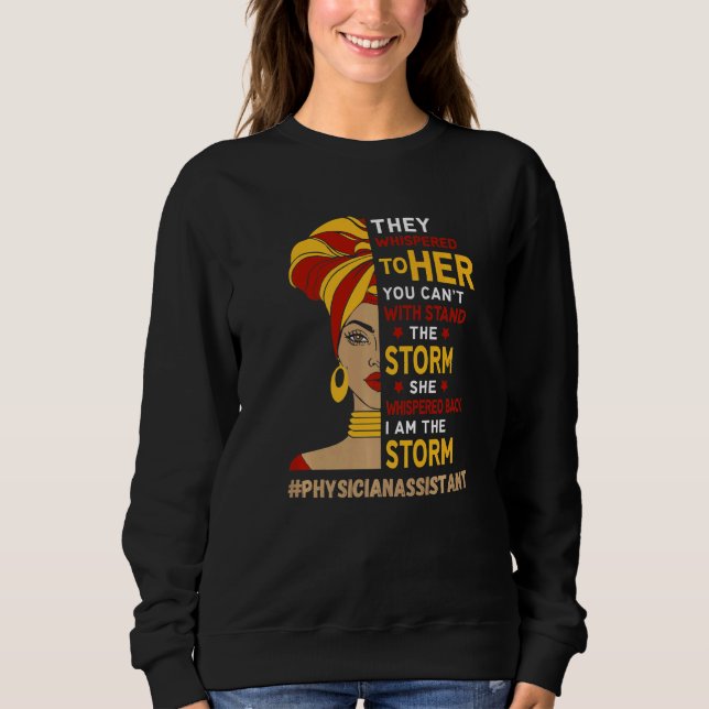 Ich bin der Physiker-Assistent Afrikas Sweatshirt (Vorderseite)