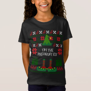 Ich bin der Pickleball Elf Funny Ugly Weihnachts P T-Shirt